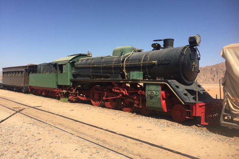 Hijaz Railway Station Wadi Rum - Steam Train